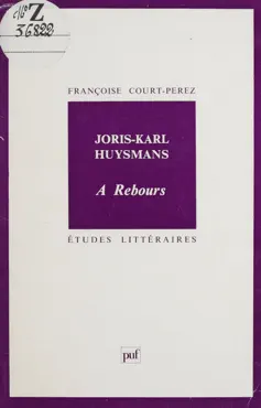 joris-karl huysmans : «À rebours» imagen de la portada del libro