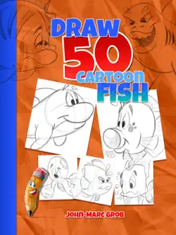 draw 50 cartoon fish book cover image