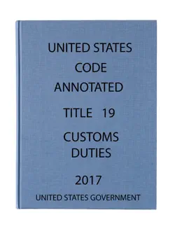 title 19. customs duties book cover image