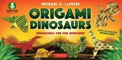 origami dinosaur book cover image