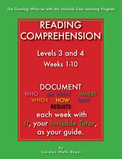 reading comprehension - levels 3 and 4 book cover image