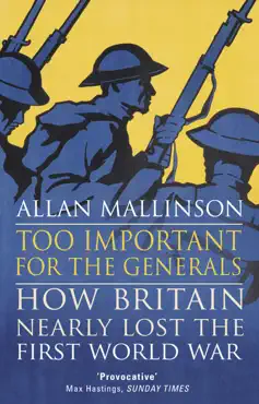 too important for the generals imagen de la portada del libro