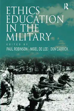 ethics education in the military book cover image