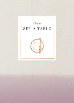 how to set a table imagen de la portada del libro