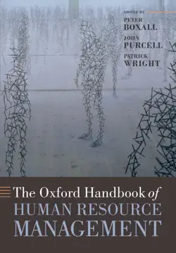 the oxford handbook of human resource management book cover image