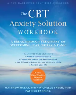 the cbt anxiety solution workbook book cover image