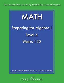 mathematics - preparing for algebra i - level 6 book cover image