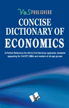 concise dictionary of economics imagen de la portada del libro