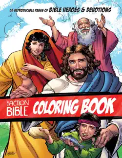 the action bible coloring book book cover image
