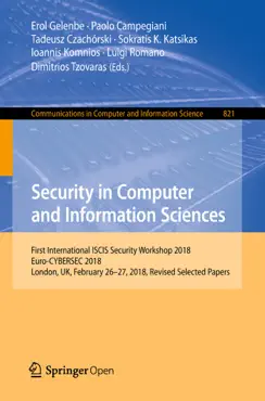security in computer and information sciences book cover image
