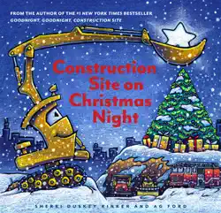 construction site on christmas night book cover image