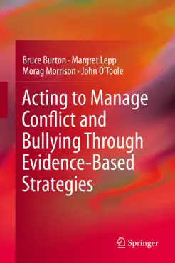 acting to manage conflict and bullying through evidence-based strategies book cover image
