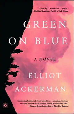 green on blue book cover image