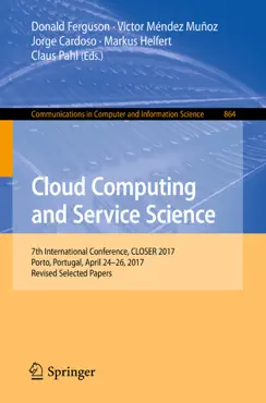 cloud computing and service science book cover image