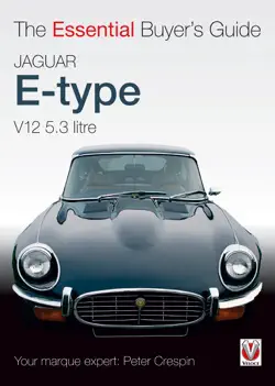 jaguar e-type v12 5.3 litre book cover image
