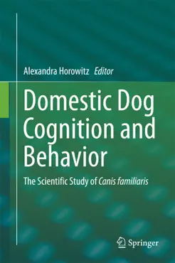 domestic dog cognition and behavior imagen de la portada del libro