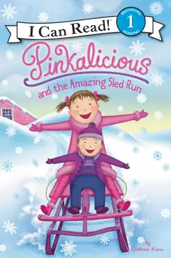 pinkalicious and the amazing sled run book cover image