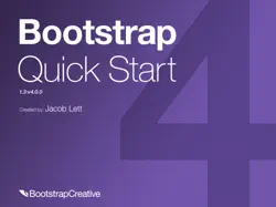 bootstrap 4 quick start - learn how to build a responsive website step by step book cover image