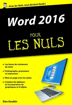 word 2016 pour les nuls poche book cover image