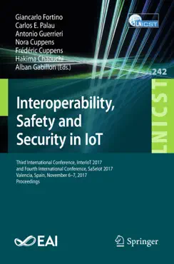 interoperability, safety and security in iot book cover image