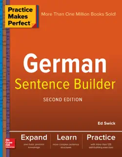 practice makes perfect german sentence builder book cover image