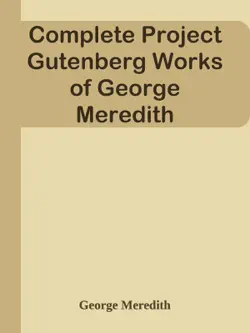 complete project gutenberg works of george meredith book cover image