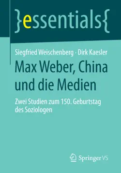 max weber, china und die medien book cover image