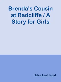 brenda's cousin at radcliffe / a story for girls imagen de la portada del libro