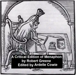 a critical edition of menaphon imagen de la portada del libro