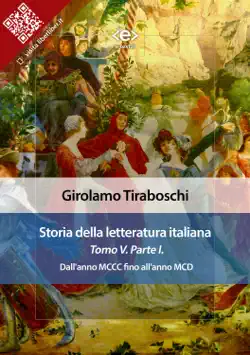 storia della letteratura italiana del cav. abate girolamo tiraboschi – tomo 5. – parte 1 imagen de la portada del libro