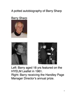 a potted autobiography of barry sharp.pages book cover image