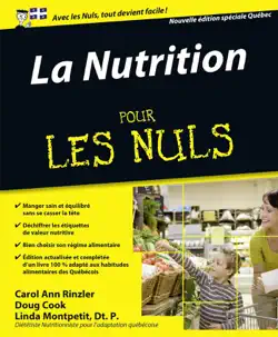 la nutrition pour les nuls, spécial québec, 2ème édition book cover image