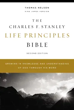 kjv, charles f. stanley life principles bible, 2nd edition book cover image