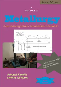 a text book metallurgy book cover image