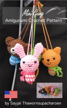 mini gang amigurumi crochet pattern imagen de la portada del libro