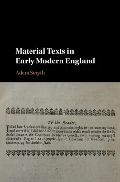 material texts in early modern england book cover image