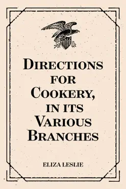 directions for cookery, in its various branches book cover image