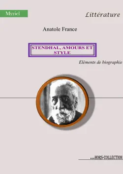 stendhal, amours et style book cover image