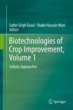 biotechnologies of crop improvement, volume 1 imagen de la portada del libro