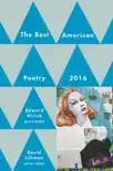 Best American Poetry 2016 sinopsis y comentarios