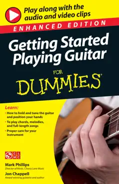 getting started playing guitar for dummies, enhanced edition book cover image