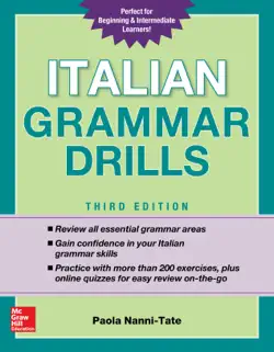 italian grammar drills, third edition book cover image