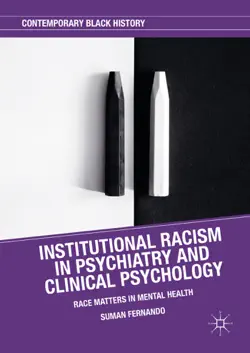 institutional racism in psychiatry and clinical psychology book cover image