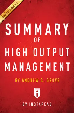 summary of high output management book cover image