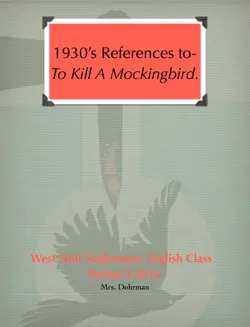 1930's references to-to kill a mockingbird book cover image