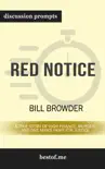 Red Notice: A True Story of High Finance, Murder, and One Man's Fight for Justice by Bill Browder (Discussion Prompts) sinopsis y comentarios