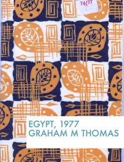 egypt, 1977 book cover image