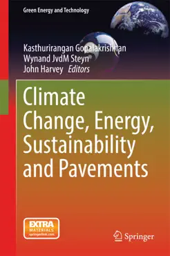 climate change, energy, sustainability and pavements book cover image