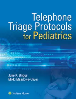 telephone triage protocols for pediatrics book cover image