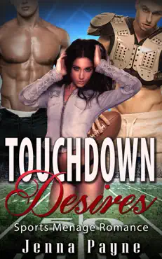 touchdown desires - sports menage romance book cover image